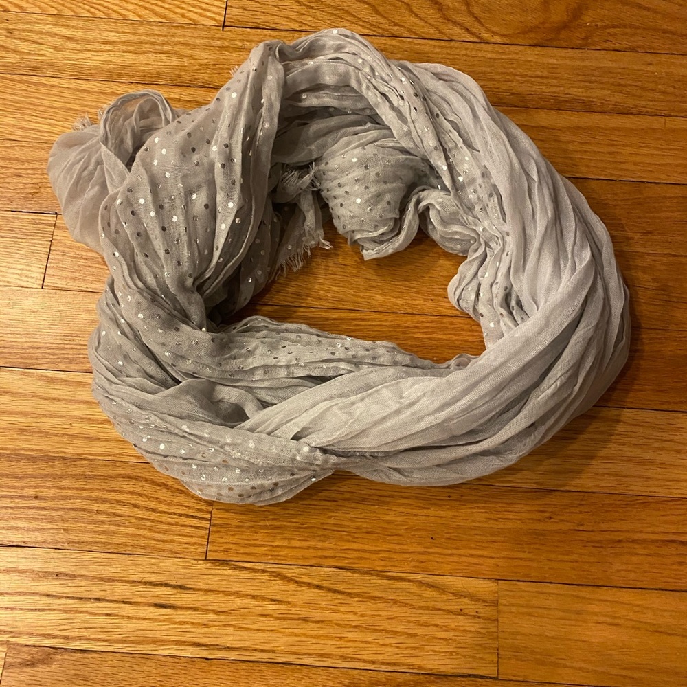 Steve Madden silver scarf